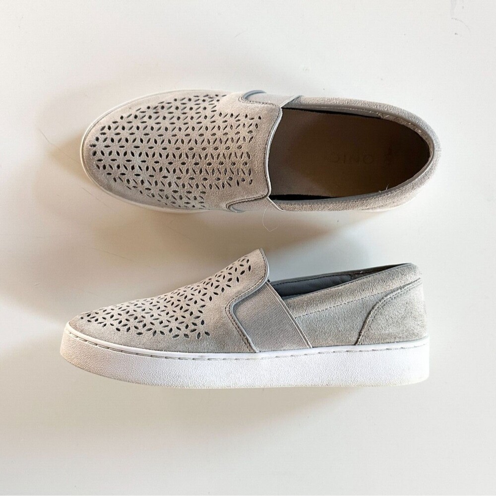 Women's Gray Slip-On Shoes
